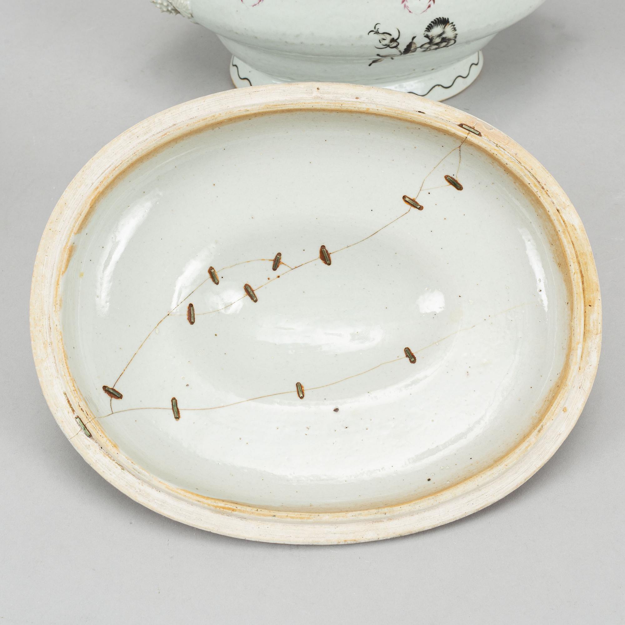 Servisdelar, 26 st, Qing dynastin, Jiaqing, ca (1796-1820).