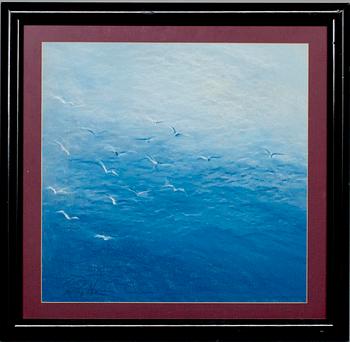 REA NURMI, pastel, signerad.