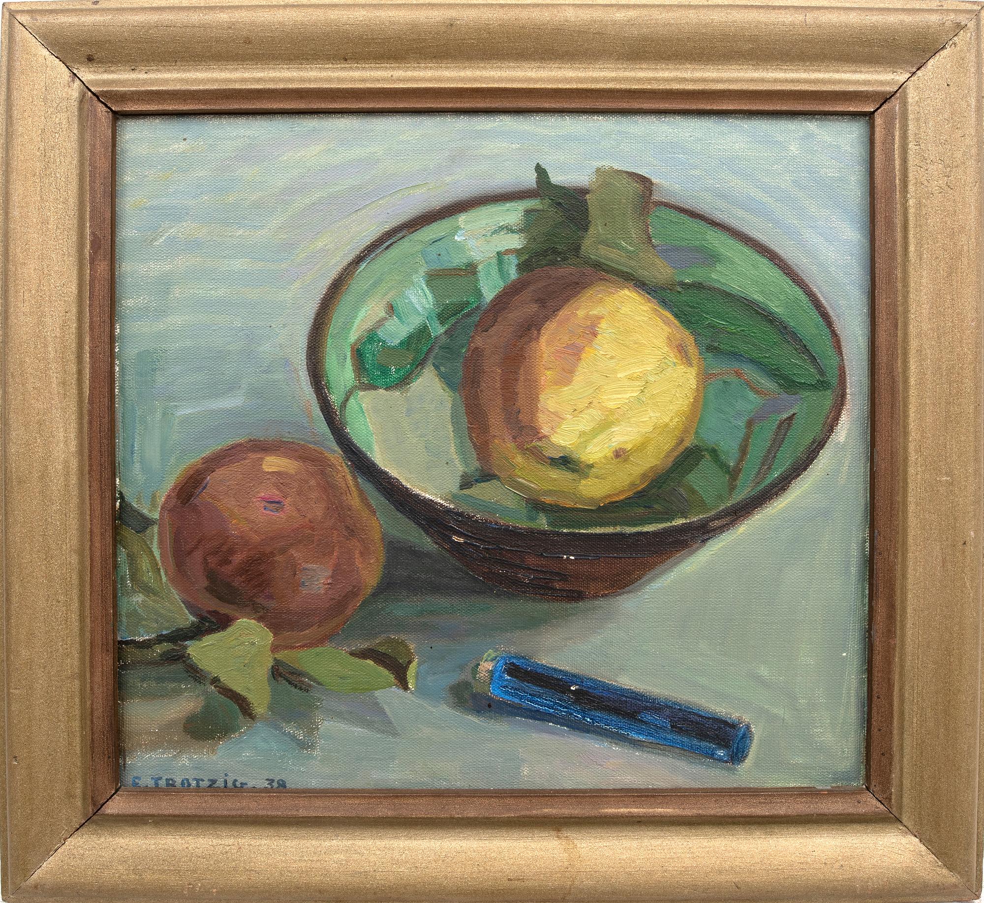 Ellen Trotzig, oil on canvas, signed and dated 38.