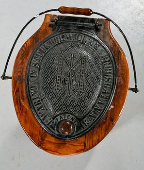 TOALETTSTOL, J. Marino & Co, Stockholm, 1800-talets andra hälft.