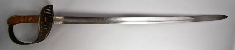 SABEL, m/1863-1897 för manskap vid kavalleriet.