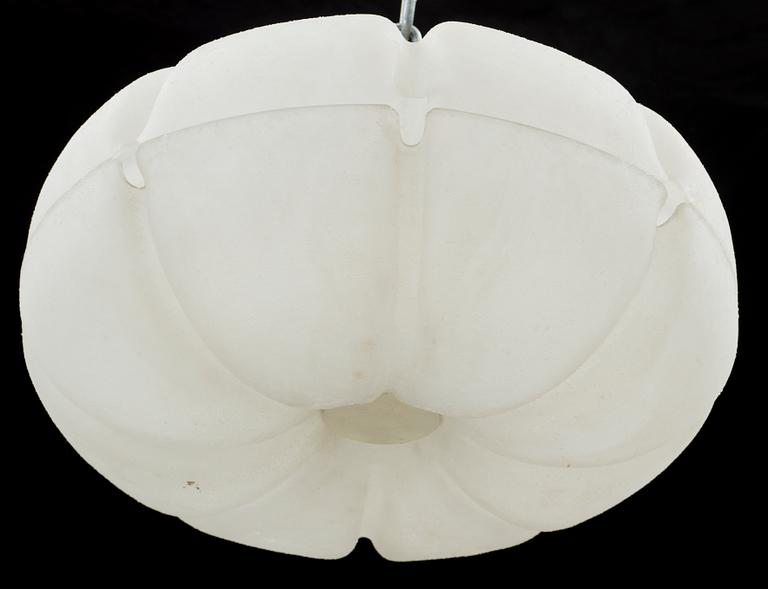 TAKLAMPA, glas, 1900-talets mitt.