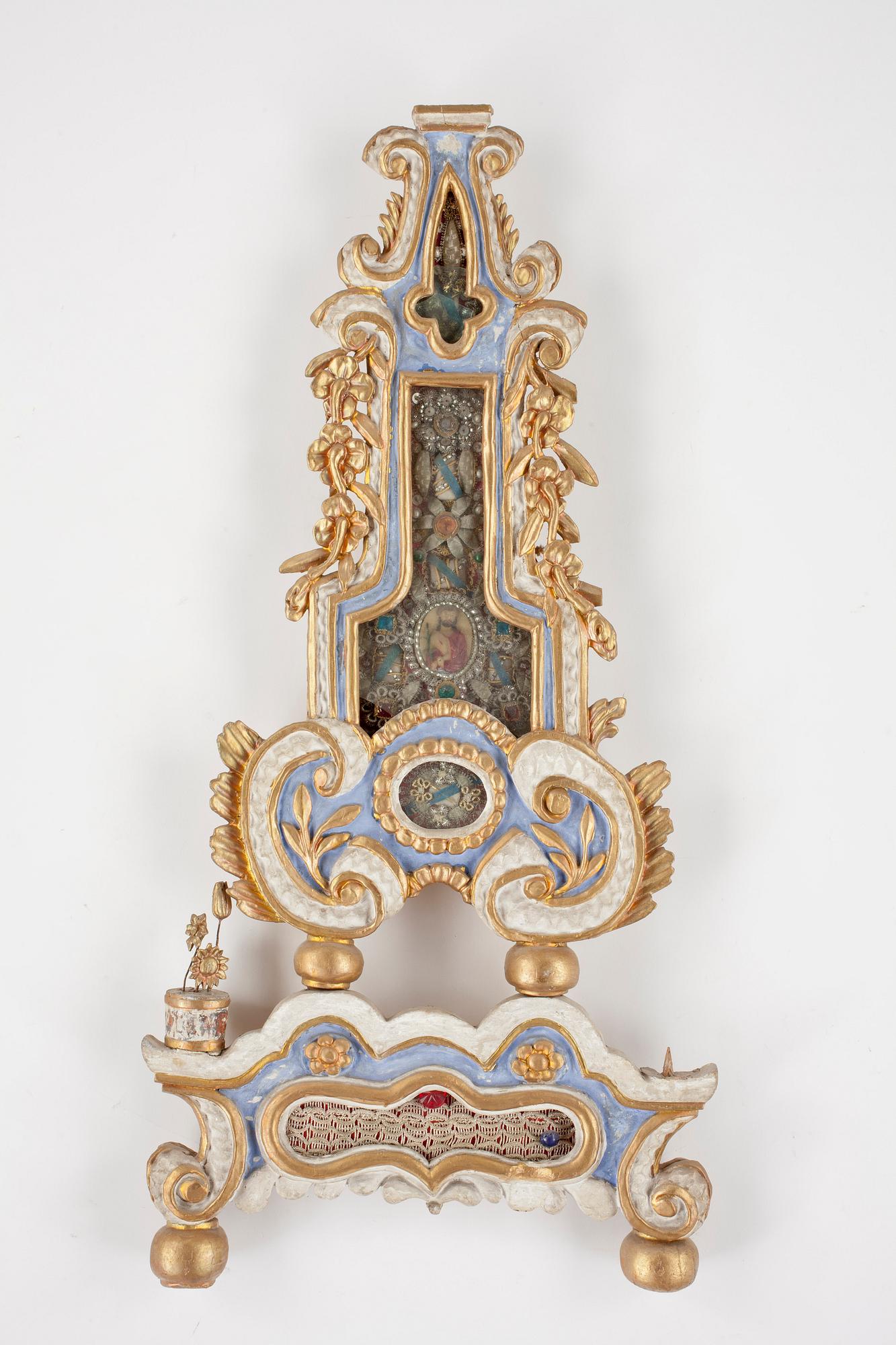 VOTIVTAVLOR, ett par, troligen Ryssland, 1800-tal.