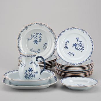 SERVISDELAR, 24 st, "Ostindia", Rörstrand, 1900/2000-tal.
