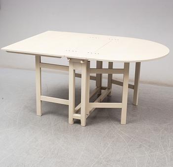 A pair of Swedish painted flap tables "Bergslagen" from IKEA's 18th century collection.