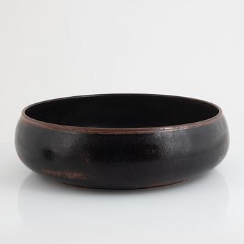 Sven Wejsfelt, a unique stoneware bowl, Gustavsberg Studio, Sweden 1988.