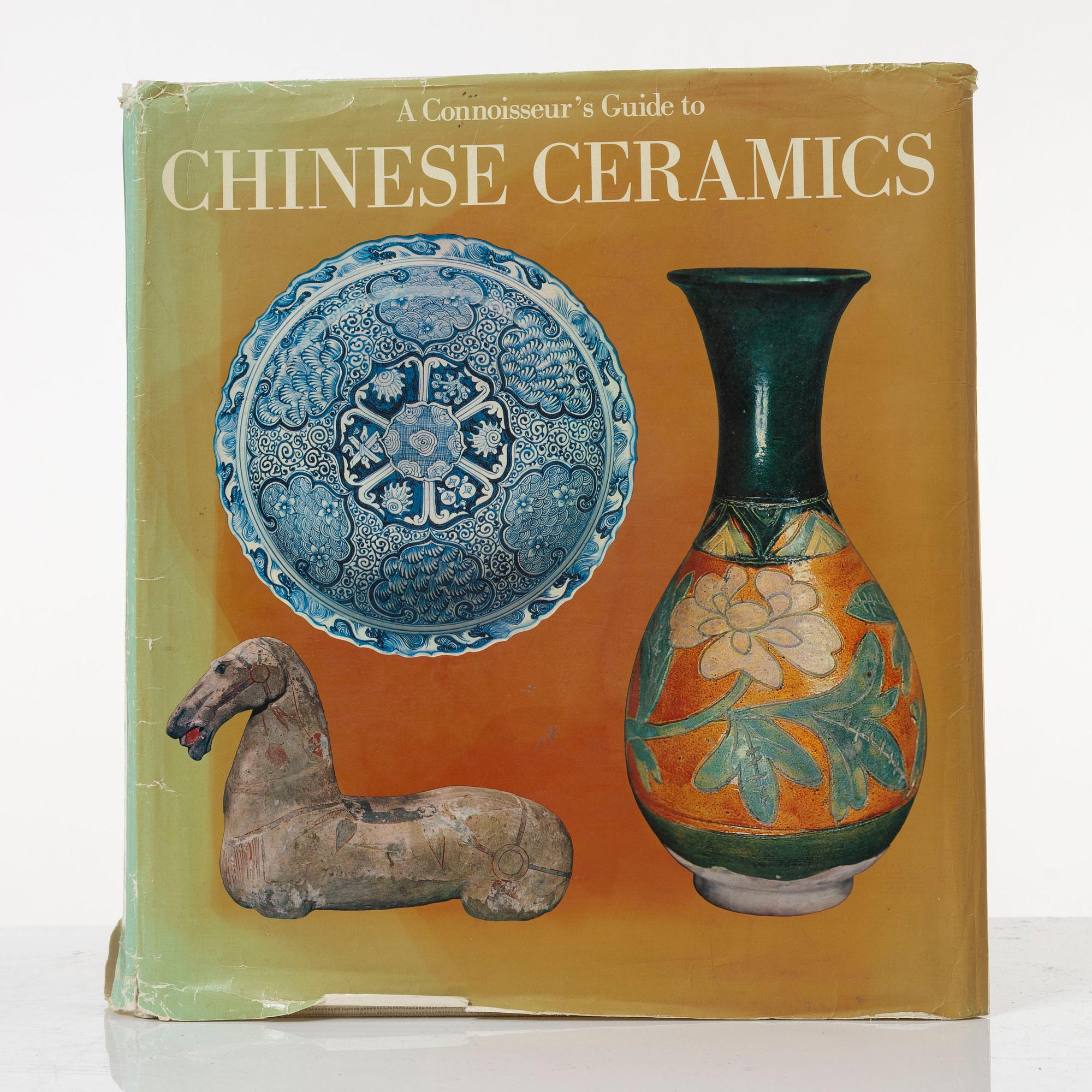 En samlares bibliotek, tre volymer, Chinese Junks, A Connoisseurs Guide to Chinese Ceramics and the ABC of Japanese Art.