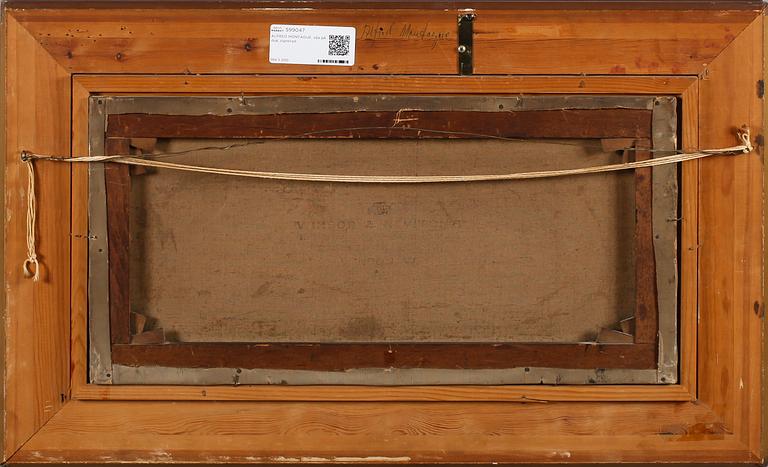 ALFRED MONTAGUE, olja på duk, signerad.