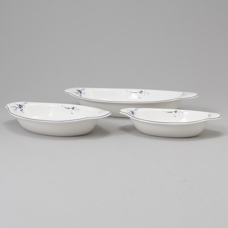 A 88 piece dinner service 'Vieux Luxembourg' and 'Vilbofour', by Villeroy & Boch.