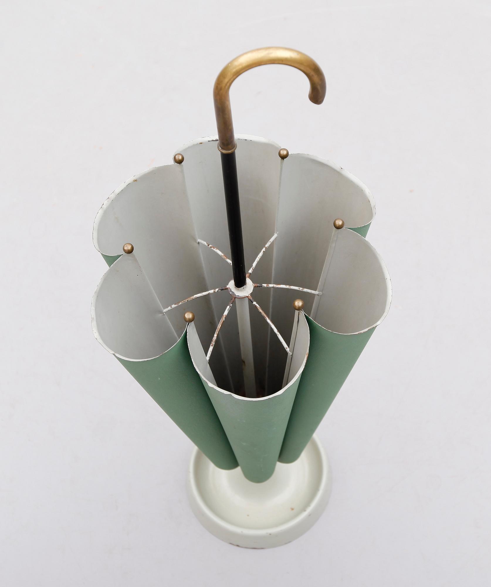 PARAPLYSTÄLL, metall, 1940-/50-tal.