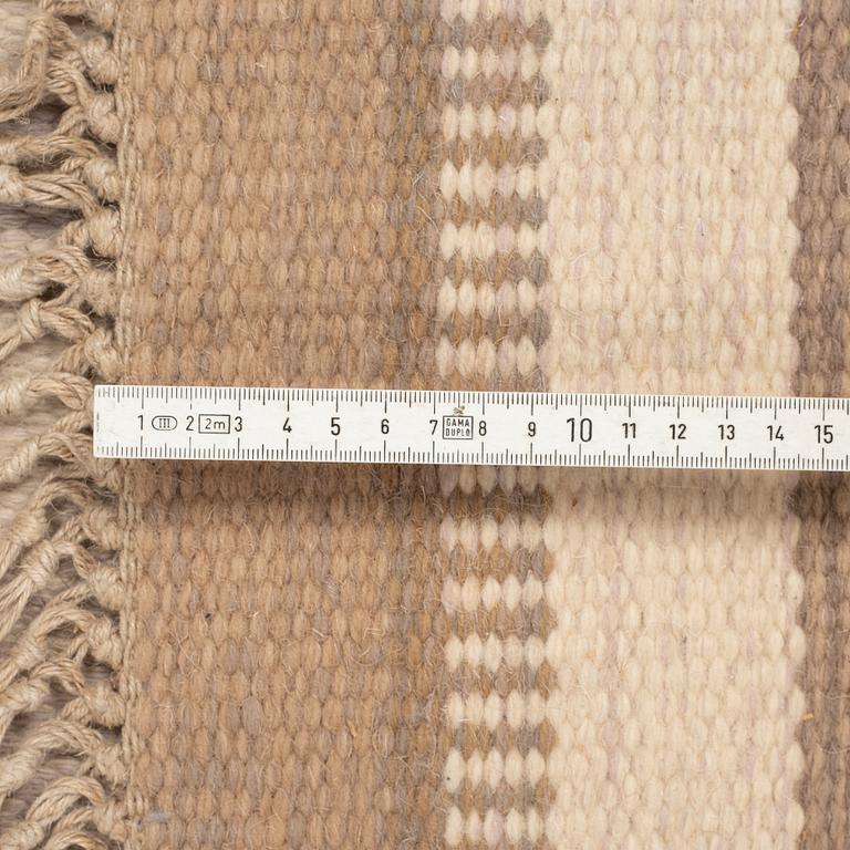 A carpet, double weave, ca 235-237 x 165-166 cm, signed ML (according to the owner Margareta Lundahl).