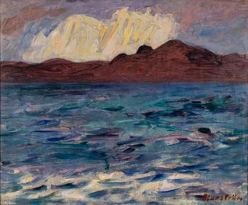 Tor Bjurström, oil on canvas, signed, also signed and dated -44 verso.