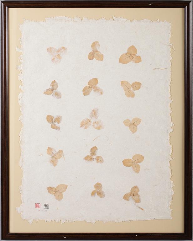 OKÄND KONSTNÄR, 3 st, blandteknik, sannolikt Kina, 1900-tal.