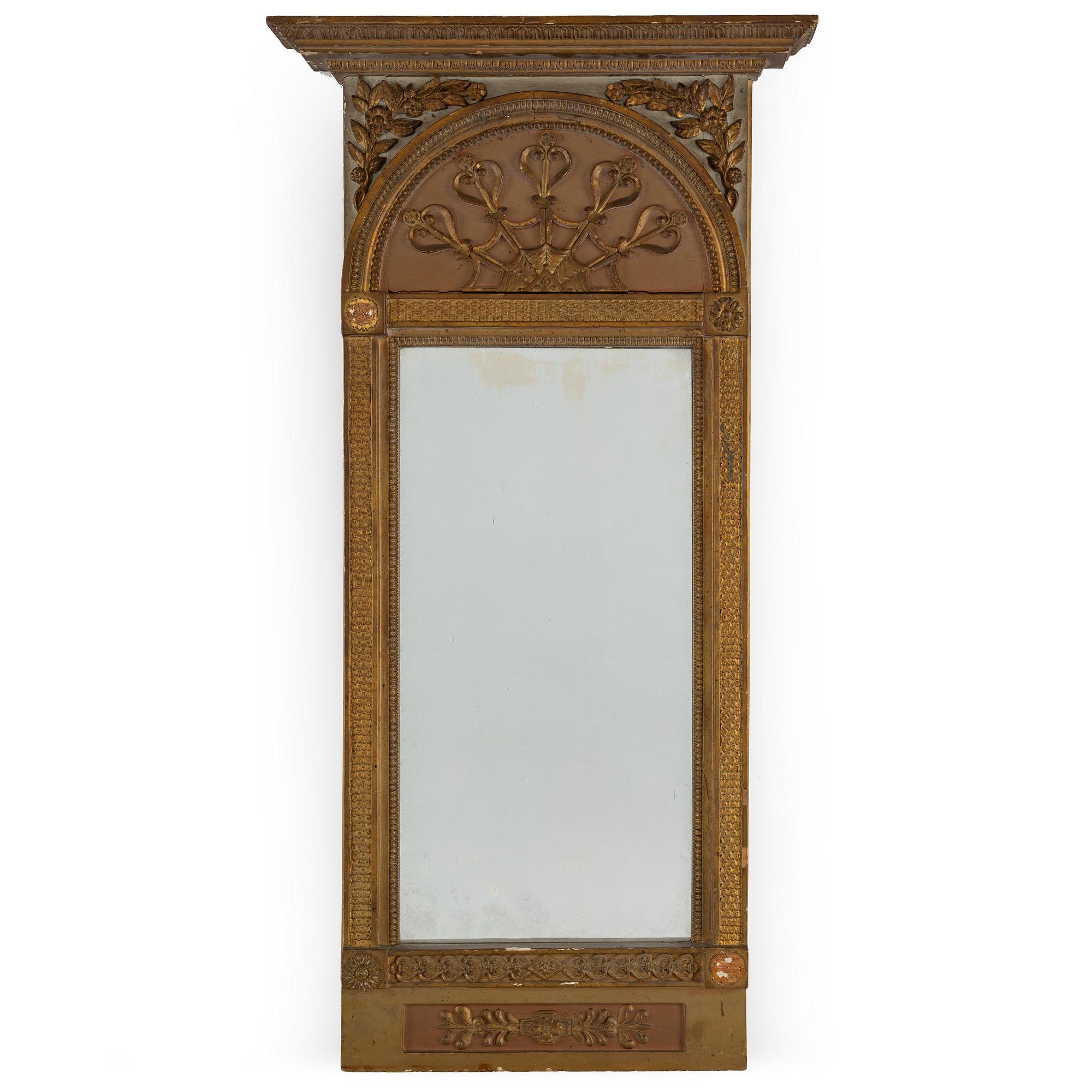 A Swedish Empire mirror, first half of the 19th century.