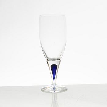 Erika Lagerbielke, a 36-piece 'Intermezzo' glass service, Orrefors.