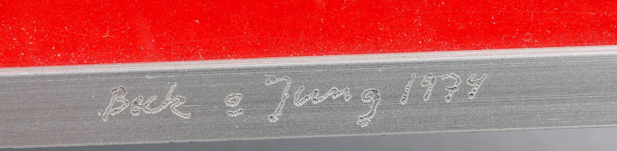 BECK & LJUNG (HOLGER BÄCKSTRÖM&BO LJUNGBERG) , blandteknik. Sign och numr 23/50.