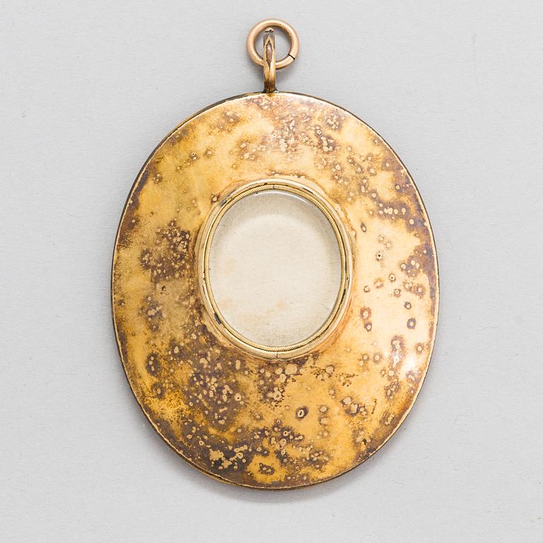 Unknown artist 19th Century. Miniature. Unsigned.