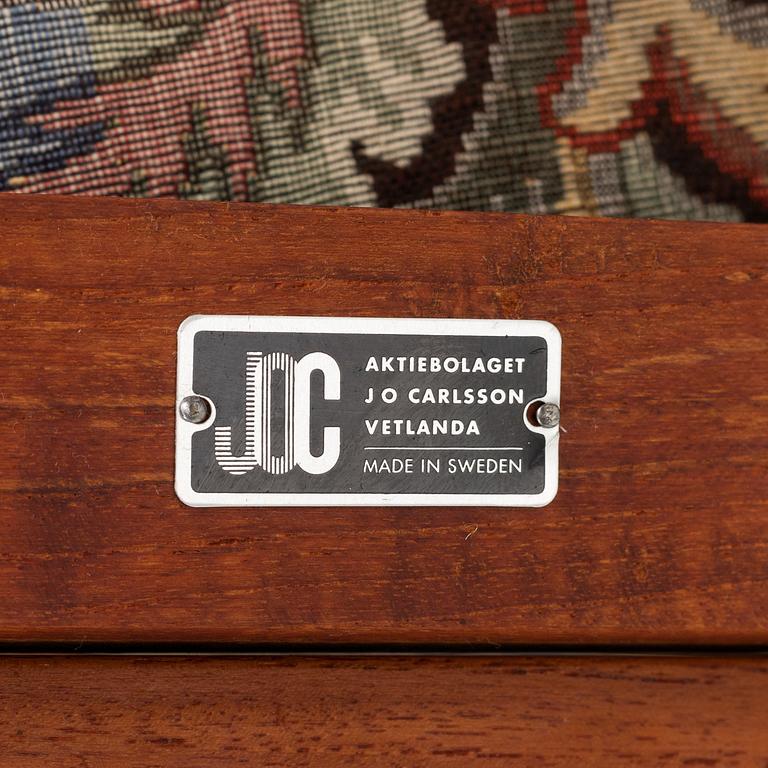 Karl Erik Ekselius, karmstol, JOC Möbler, Vetlanda, 1960-tal.