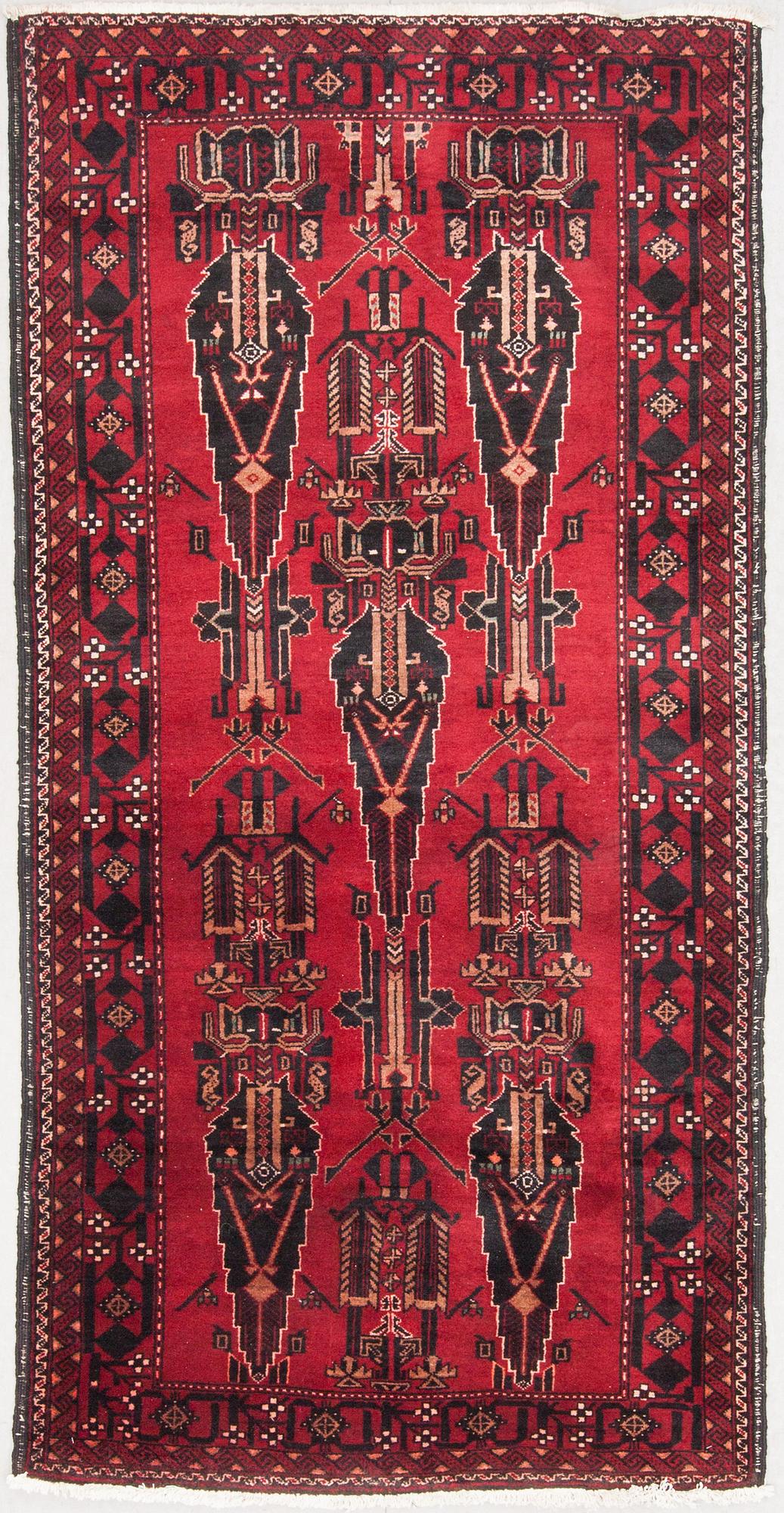 MATTA, old, Iran, ca 235 x 119 cm.