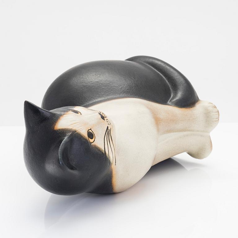 Lisa Larson, A cat figurine, K-Studio, Gustavsberg.