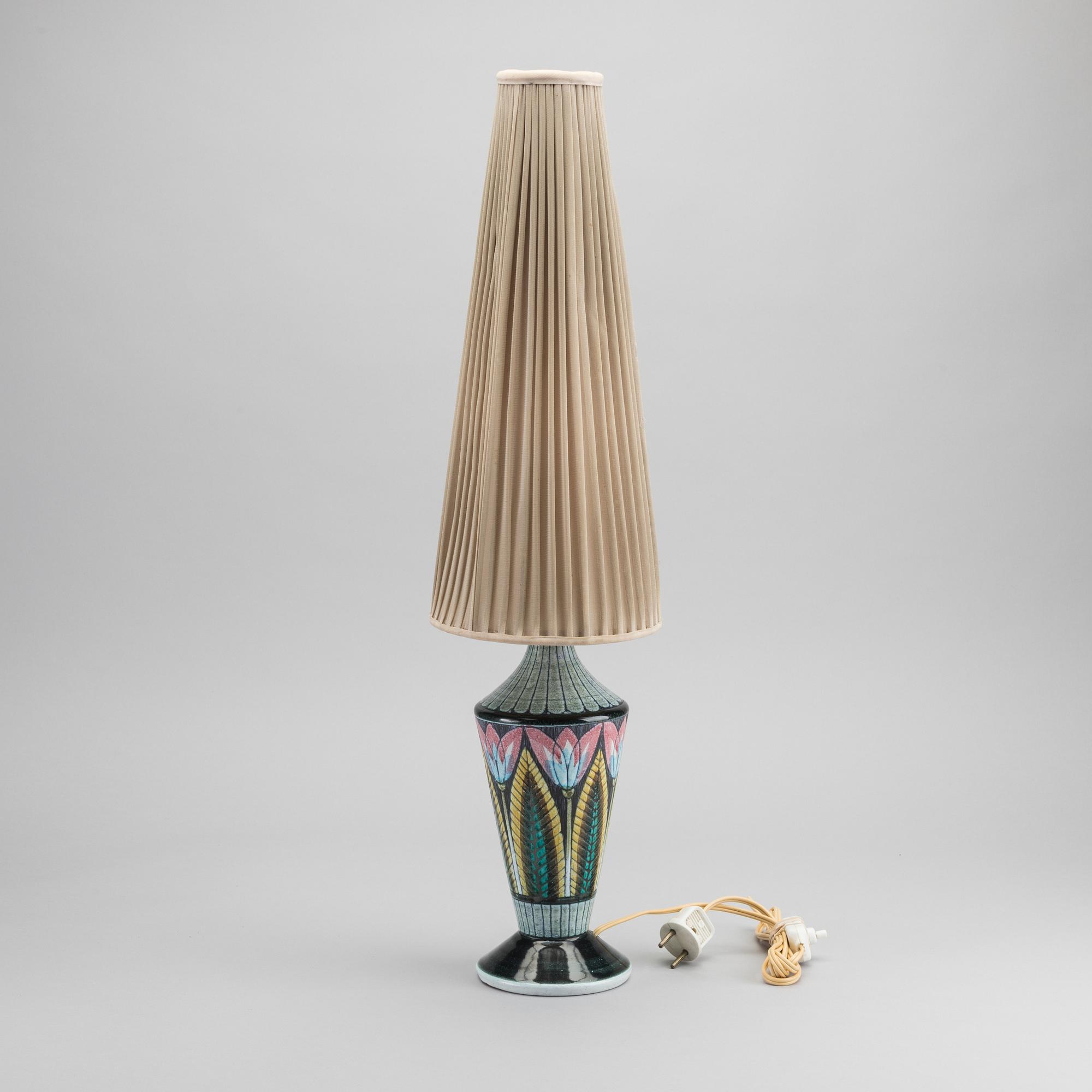 A lamp from Tilgmans keramik, the middle of the 20th century.