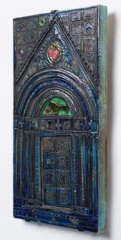 Rut Bryk, a ceramic relief from the "Siena" Cathedral, Finland ca 1953.