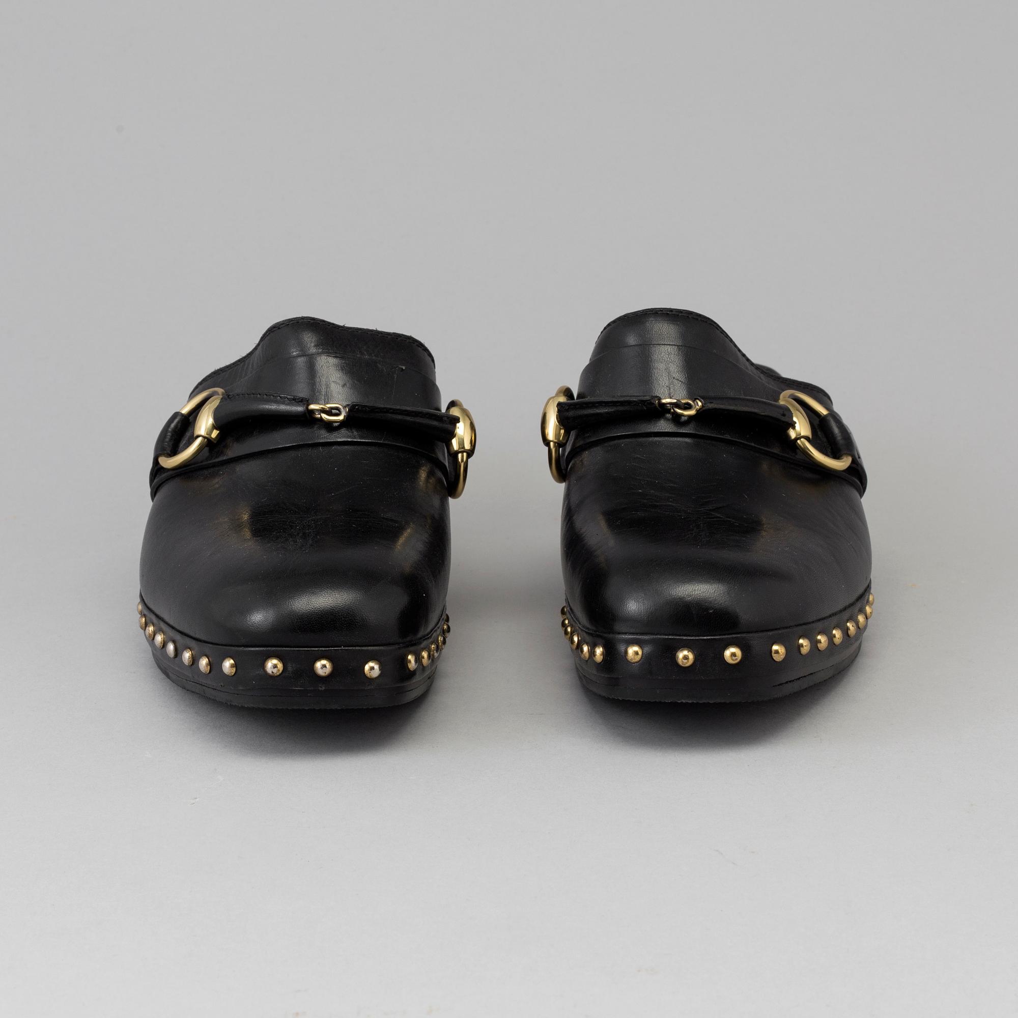 CLOGS by Gucci, size 40.