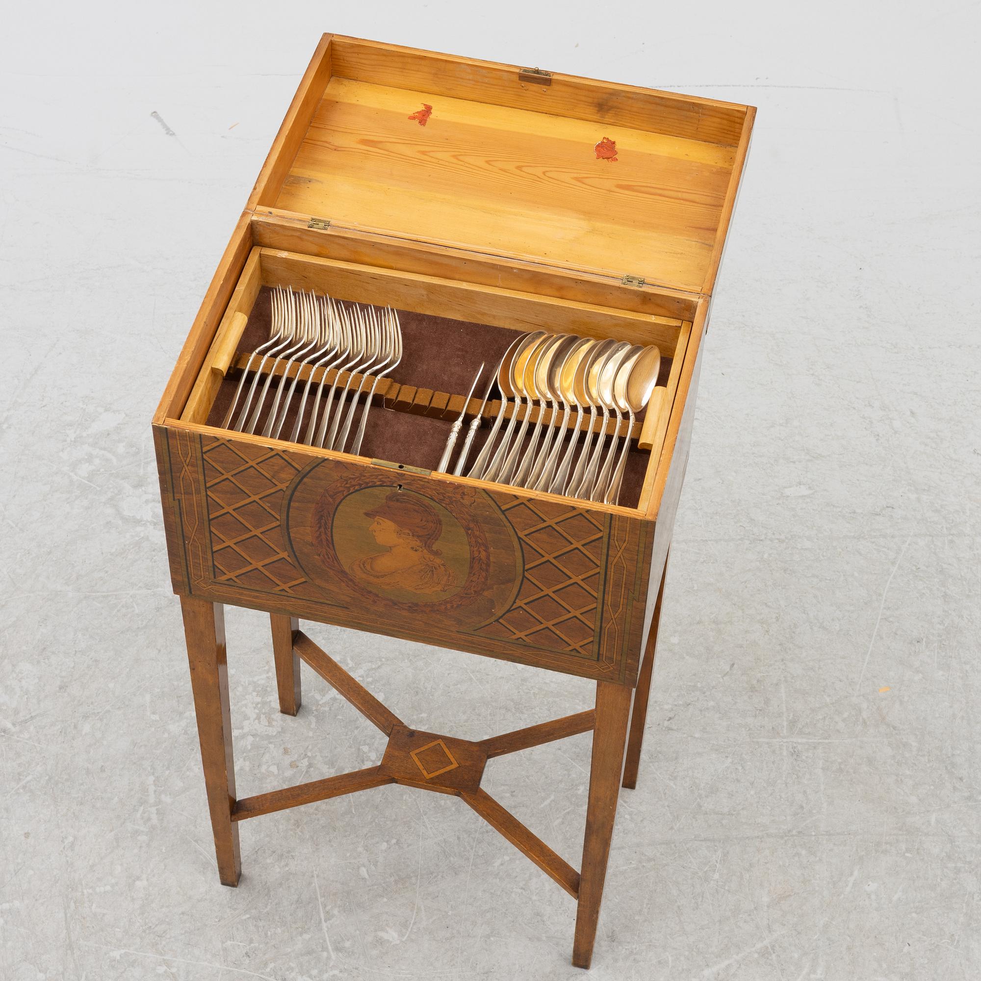 A 115-piece silver flat ware set, 'Sachsisk', G.A. Dahlgren Ab, Sweden, 1936-37.