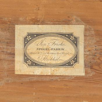 Mirror frame, by Jonas Frisk (mirror manufacturer in Stockholm 1805-1824), Empire.