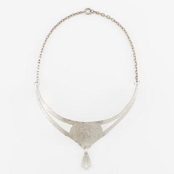 Necklace, pewter, Sweden.