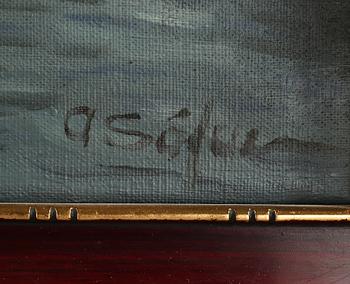 ADOLF SÄFVE, olja på duk, signerad.