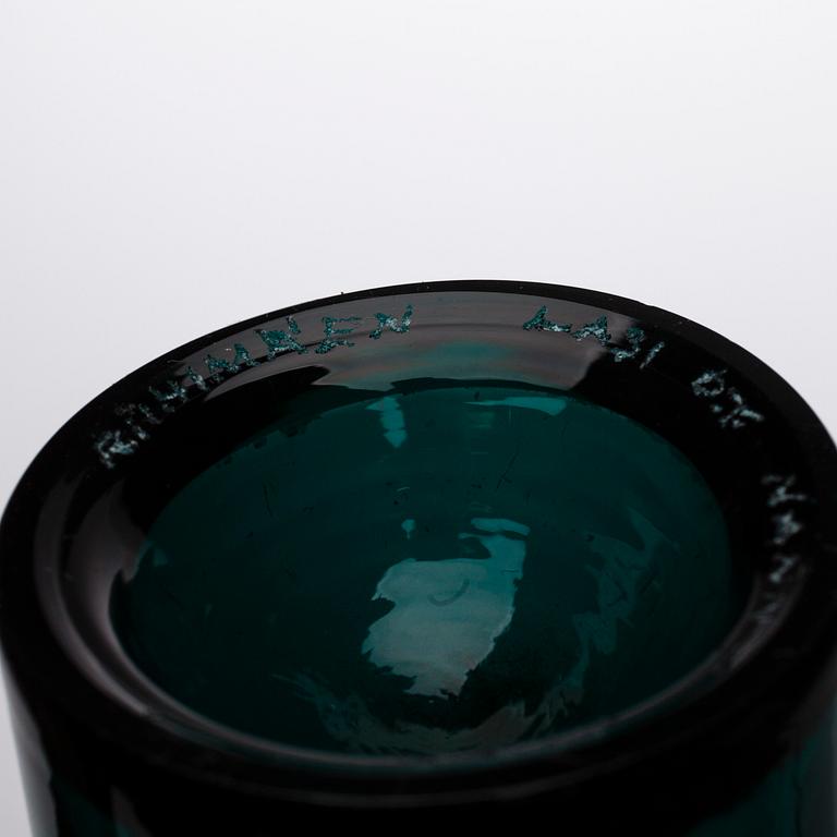 FLASKA, glas, signerad Nanny Still Riihimäen Lasi Oy.