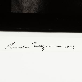 WILLIAM WEGMAN, photograph, signed and dated -09.