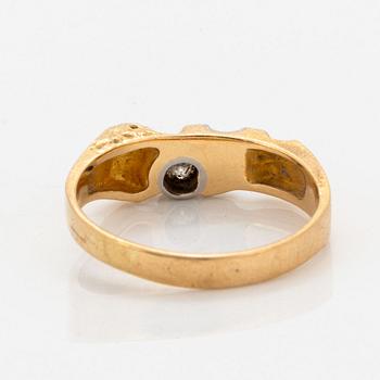 Björn Weckström, a brilliant cut diamond ring, Lapponia, 1989.