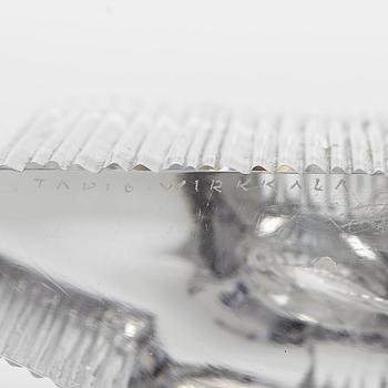 Tapio Wirkkala, konstföremål, 2 st, "Paadar's ice" signerade Tapio Wirkkala /Tapio Wirkala Iittala (felaktig signering).
