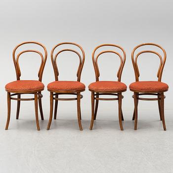 STOLAR, 4 st, Thonet, omkring 1900.