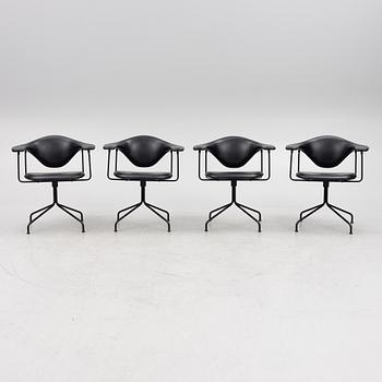 GamFratesi, four 'Masculo' chairs, Gubi, Danmark.