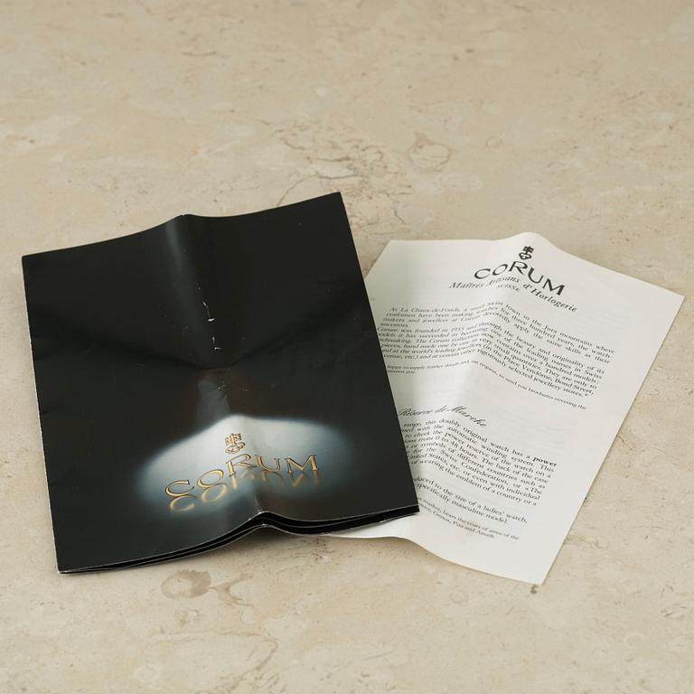 CORUM, Golden Bridge, wristwatch, 20 x 33 (40) mm,