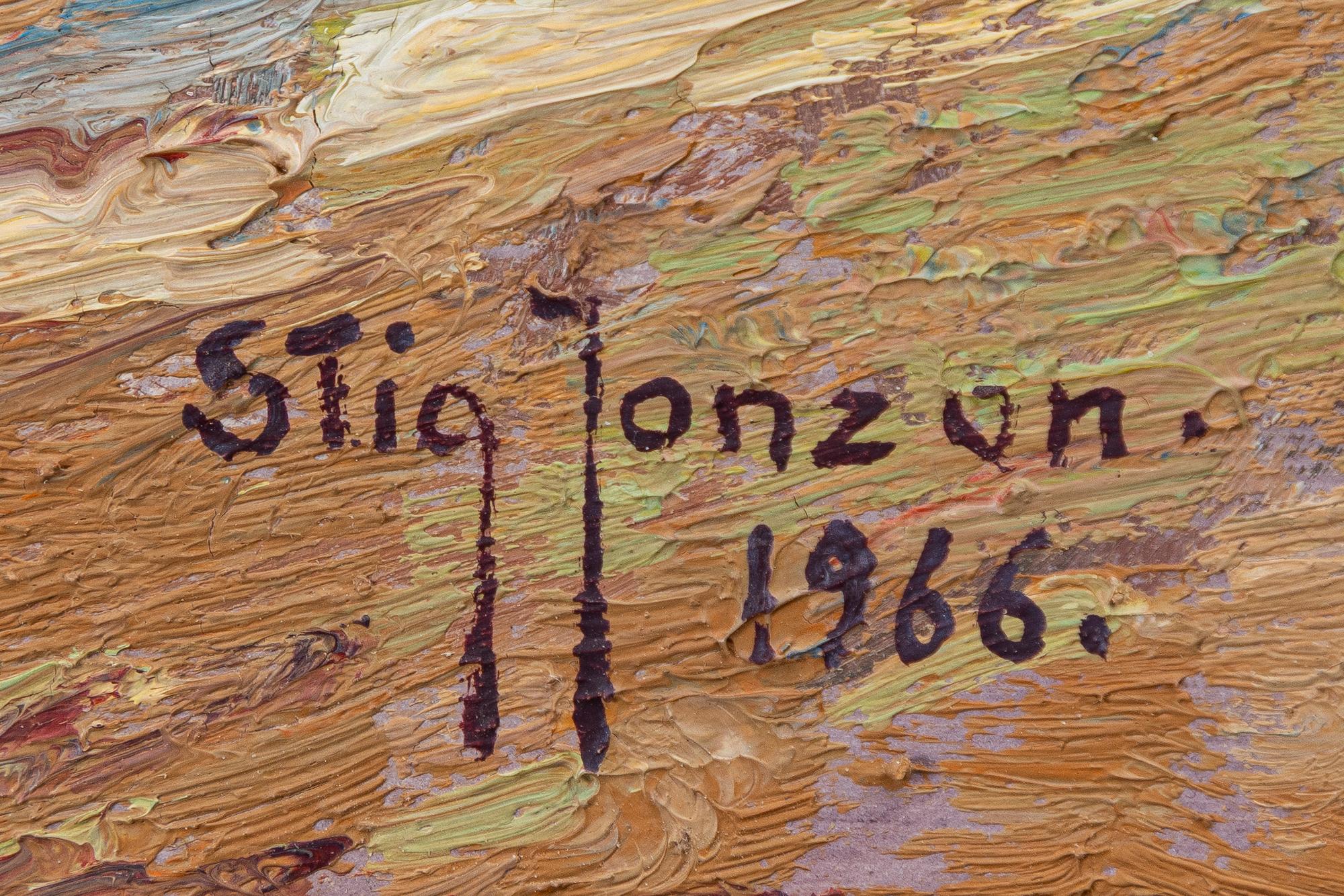 Stig Jonzon, "Stenpallar, Byxelkrok, Öland ".