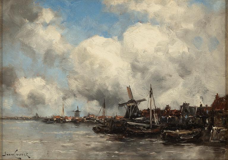 JAN VAN COUVER, olja på duk, signerad.