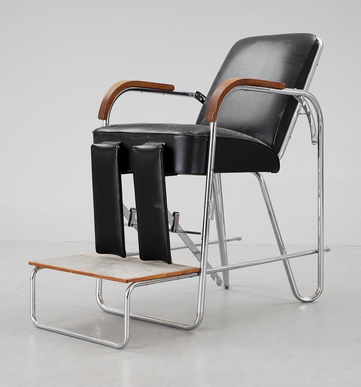 FOTVÅRDSTOL, Danmark, 1940-50-tal,