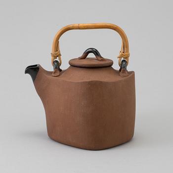 CHRISTIAN POULSEN, an earthenware teapot, Denmark.