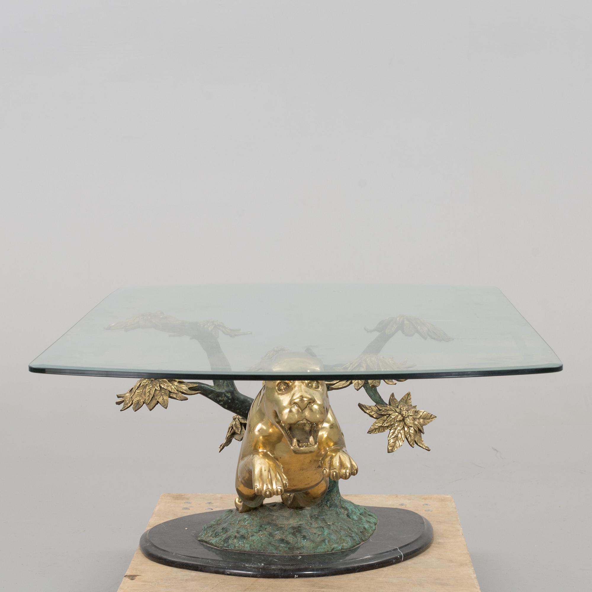 A coffee table, late 20th century,