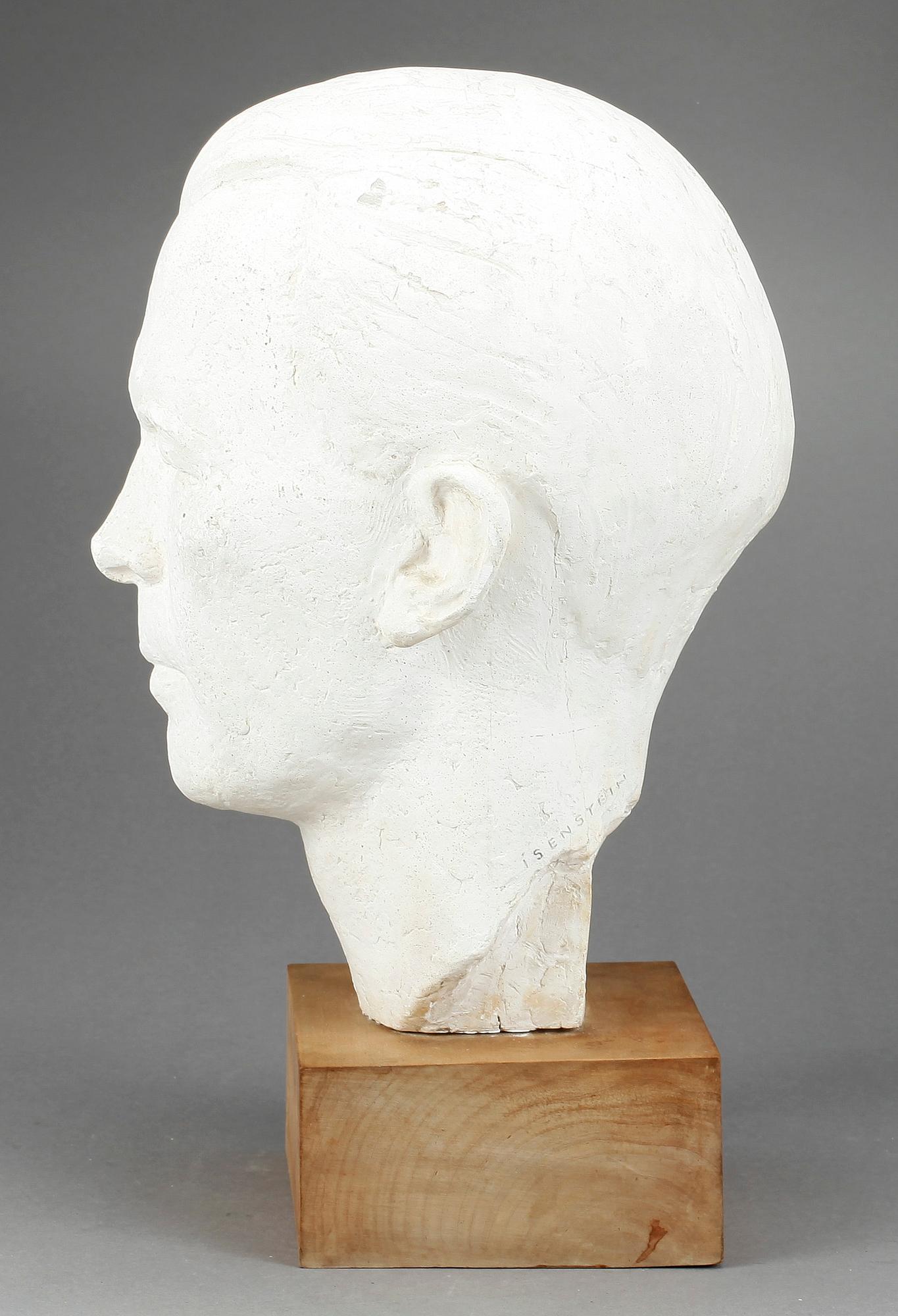 HARALD ISENSTEIN, skulptur, gips, signerad och daterad 1944.