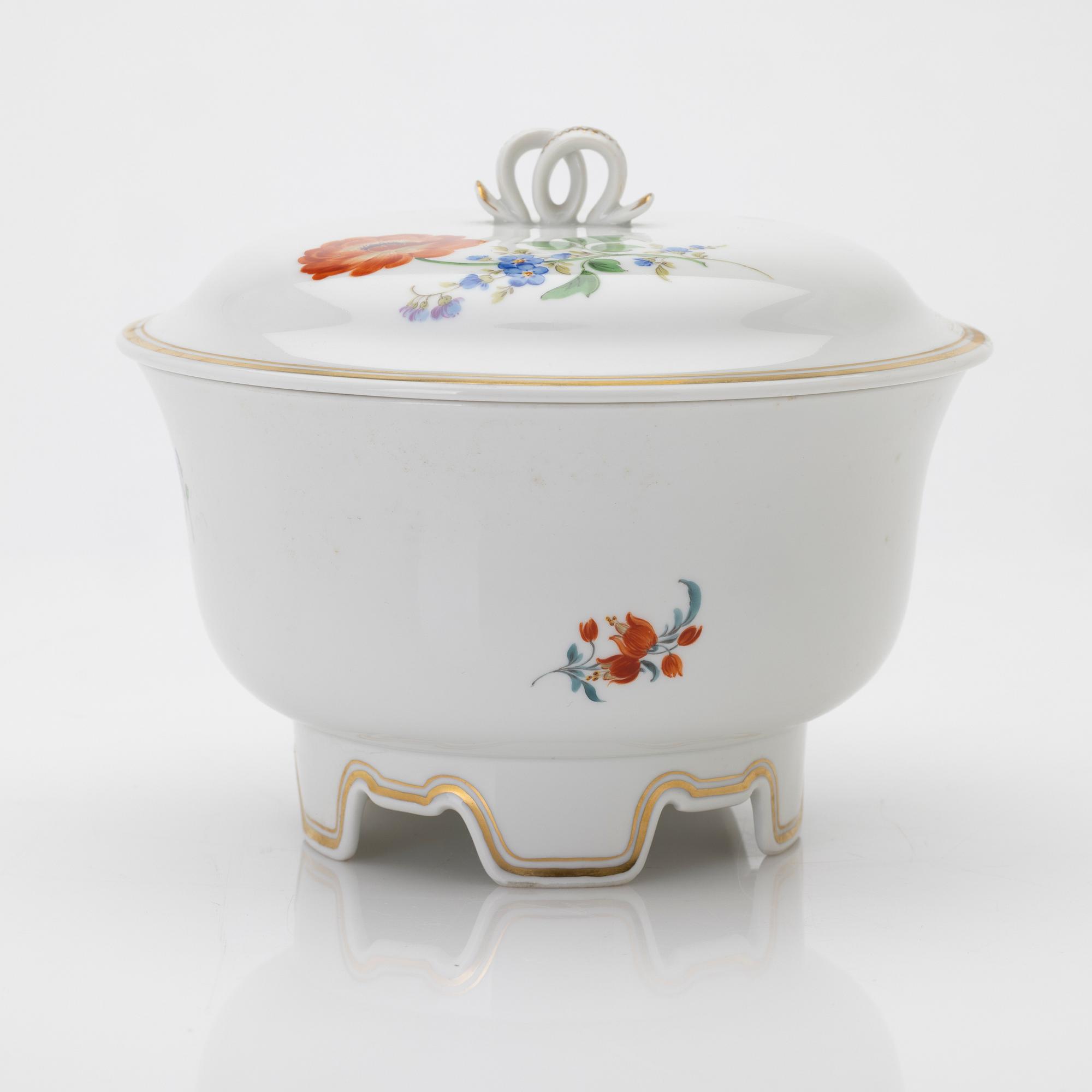 Meissen, Lockskål, porslin, 1900-tal.