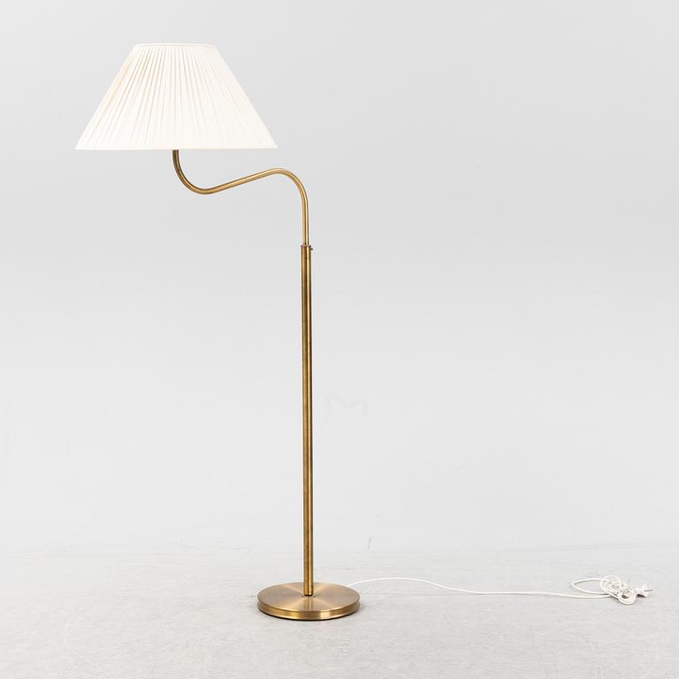 Josef Frank, a model 2368 brass floor lamp, Firma Svenskt Tenn, Sweden.