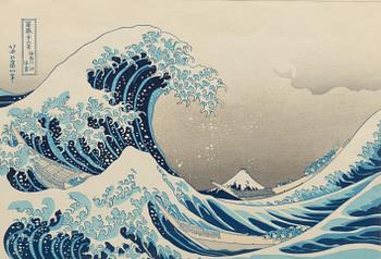 Katsushika Hokusai, after, 'Under the Wave off Kanagawa', also known as 'The Great Wave', later publ. 20th century.