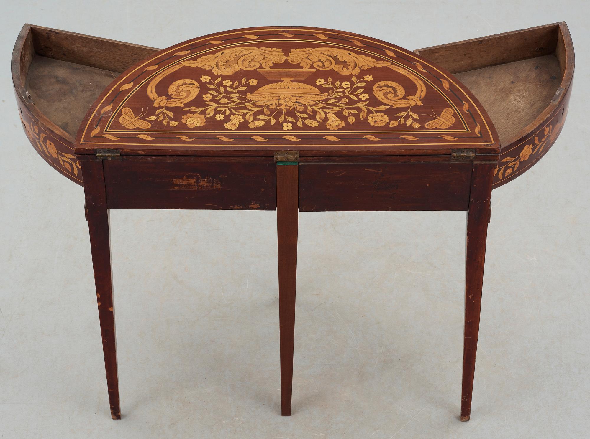 SPELBORD, sen Louis XVI, Holland, tidigt 1800-tal.