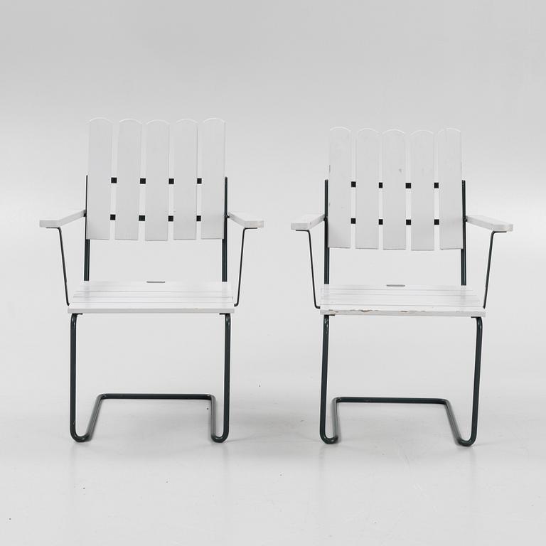 Trädgårdsgrupp, 6 delar, Grythyttan, samtida tillverkning.