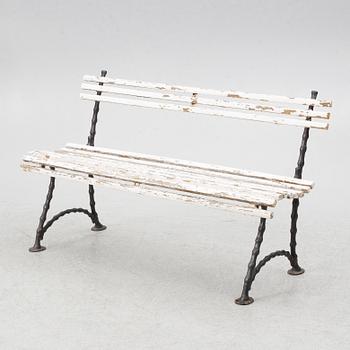 A garden sofa, first half of the 20th Century.